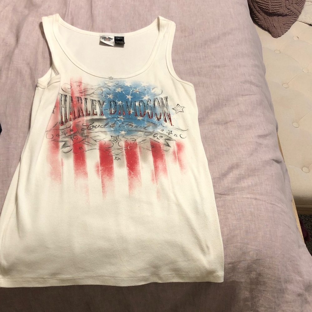 Harley-Davidson Kids Tank Top - White and Red